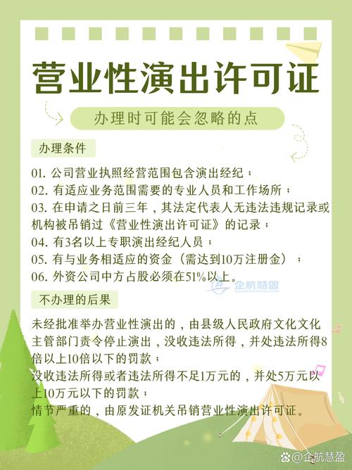 营业性演出许可证指的是具有开展经营性演出活动申请资格的承办者,在